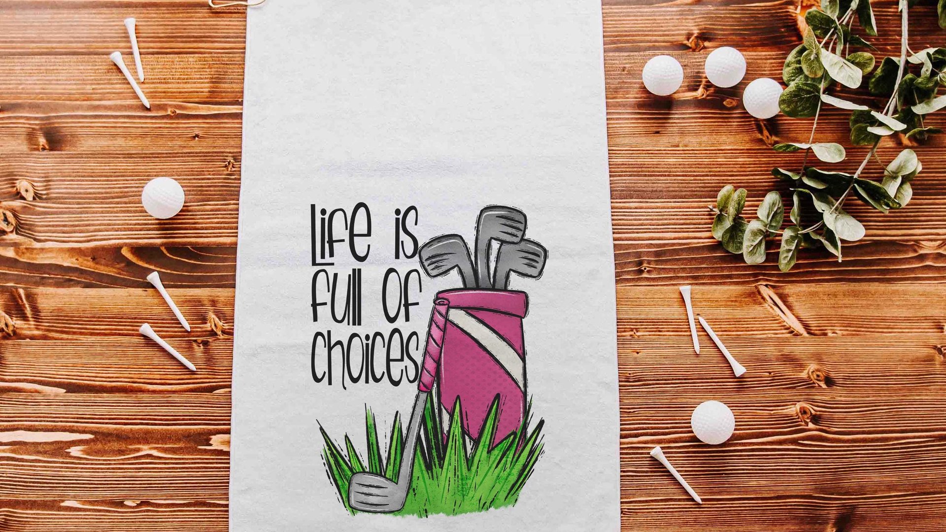 drive it like you stole it golf towels with grommet, funny golf bag accessories, golf mom Mothers day gifts for golfers,  lady golfer gifts