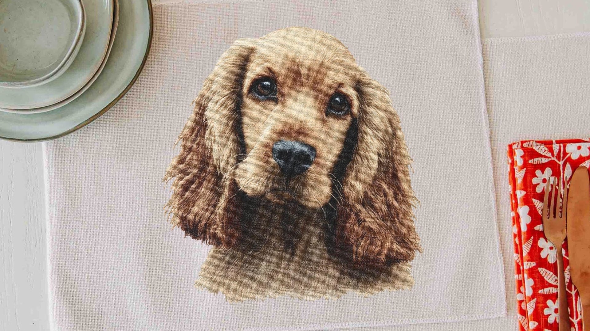 Cocker spaniel placemats