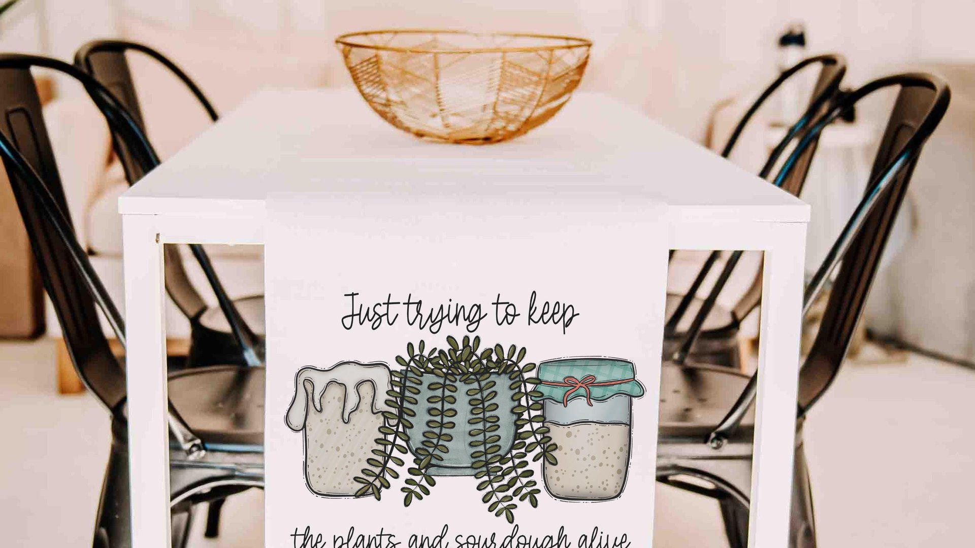 Sourdough table runner 