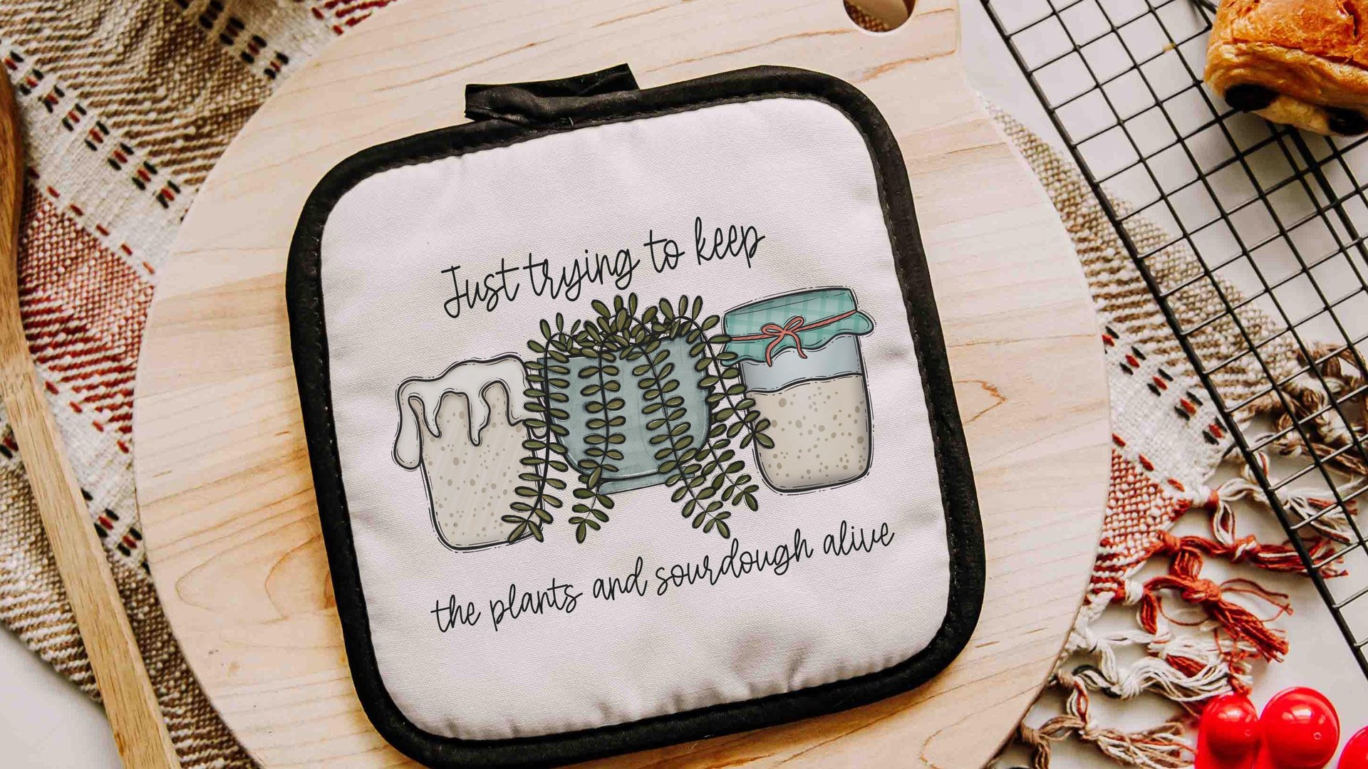 Sourdough table runner 