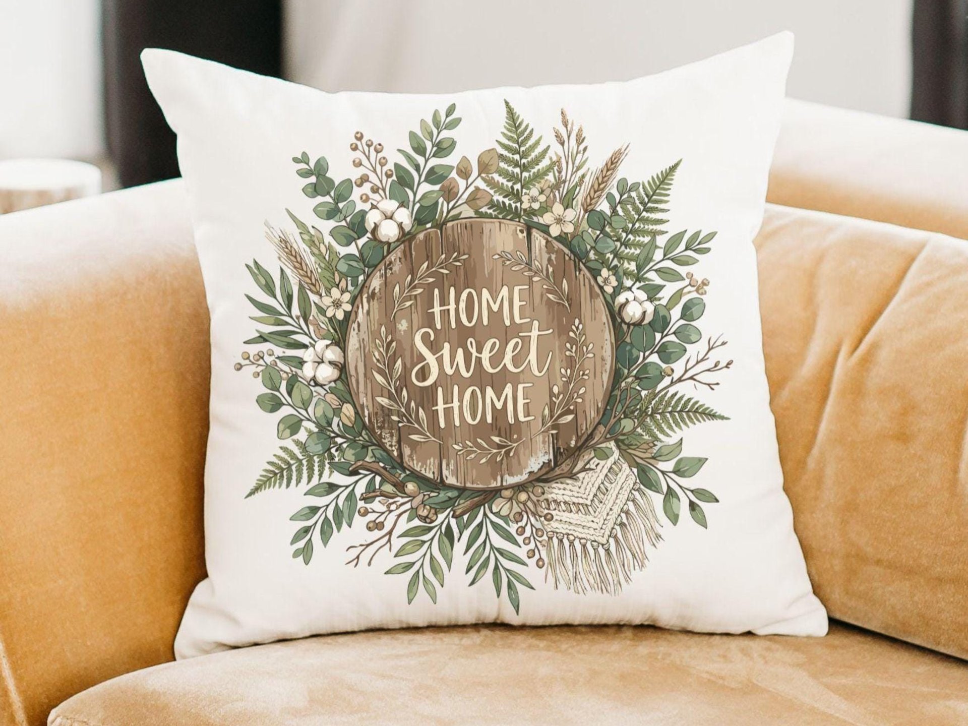 Boho home sweet home towels for kitchen