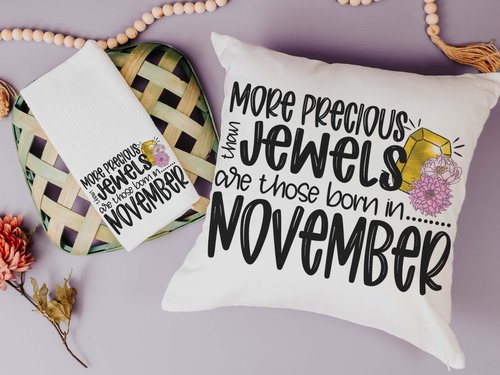 CapableByDesign more precious than jewels throw pillows and towels