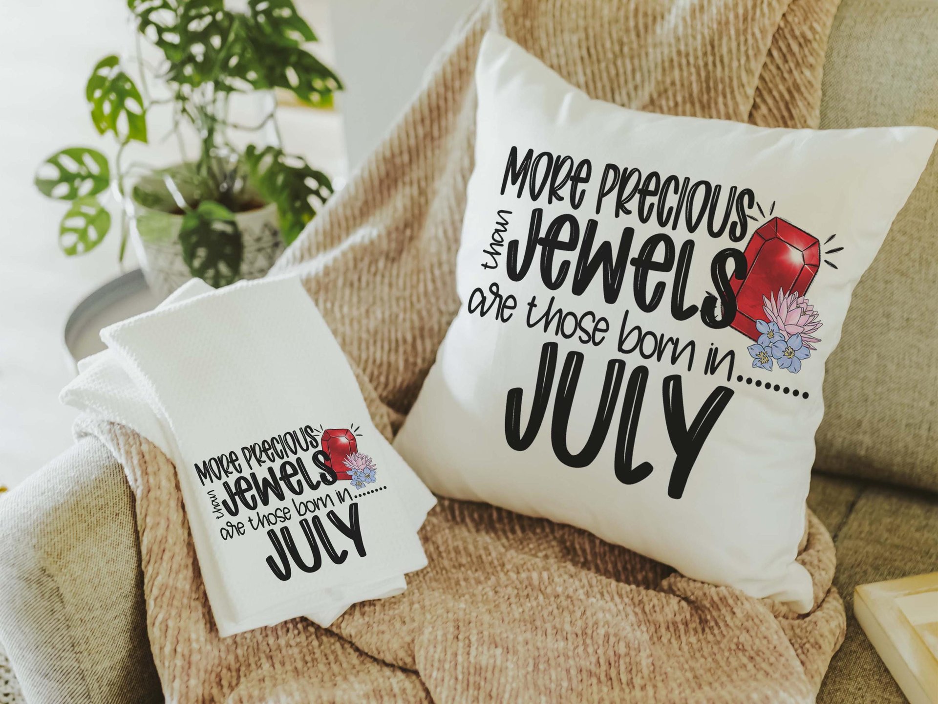 CapableByDesign more precious than jewels throw pillows and towels