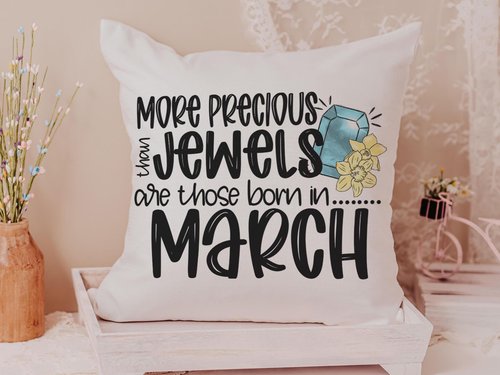 CapableByDesign more precious than jewels throw pillows and towels