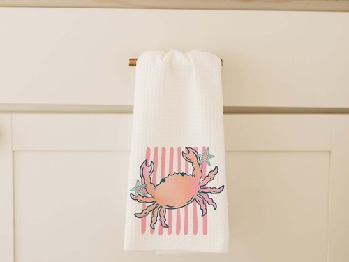 CapableByDesign don't be crabby and crab towels