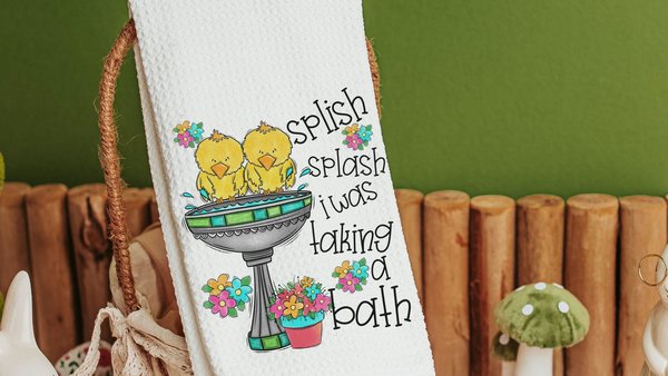 splish splash kids bathroom hand towels for powder room, duck bathroom decor, Easter basket stuffers for adults, cute duck gifts for women