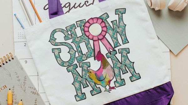 show mom chicken tote bags for women, raising chickens country girl gifts, farmers market bag for chicken mom, chicken Christmas gifts for