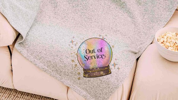 CUSTOM QUOTE BLANKET 50 x 60, cozy gifts for best friend, funny throw blanket for sofa, unique gifts for women who have everything, crystal