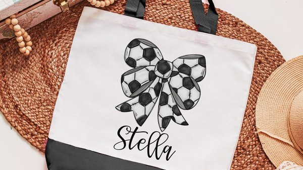 personalized soccer tote bag with name, 2026 high school graduation gifts for girls, 2026 senior night soccer gifts for teen girls, end of