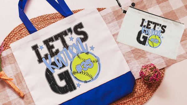 personalized softball tote bags for high school graduation gifts for her, 2026 senior gifts softball wristlet for girls, softball gifts for