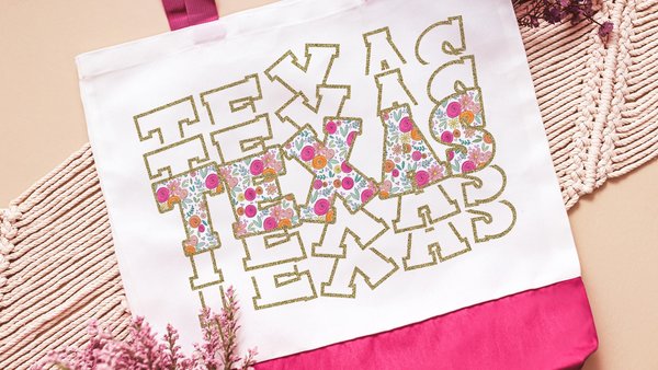 floral Texas tote bag for her, moving to Texas gifts for women, Texas wildflower tote bag for coworker, Texas realtor gifts for real estate