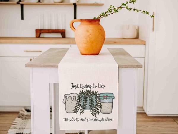 Sourdough table runner 