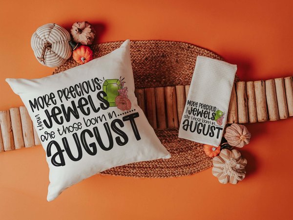 CapableByDesign more precious than jewels throw pillows and towels